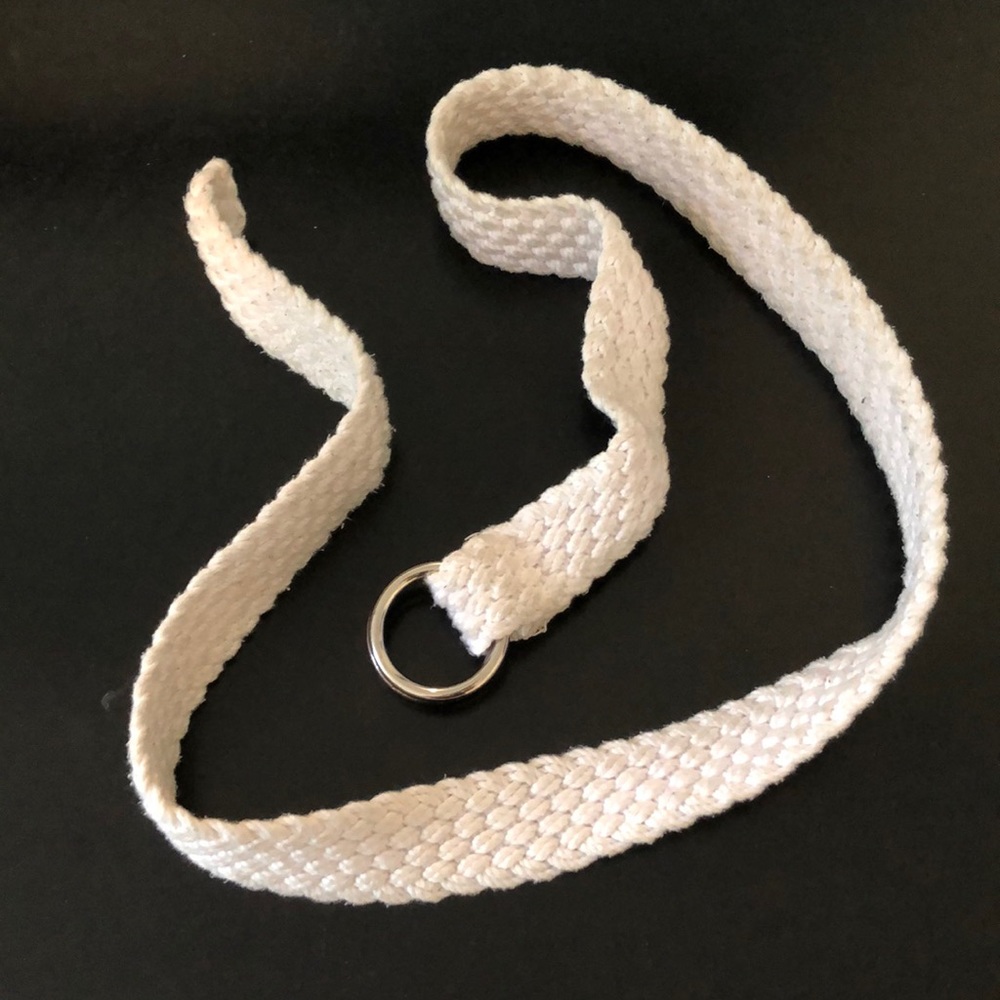 Aeropostale white woven belt